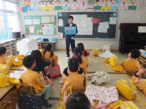 中学生が先生になってくれたよ